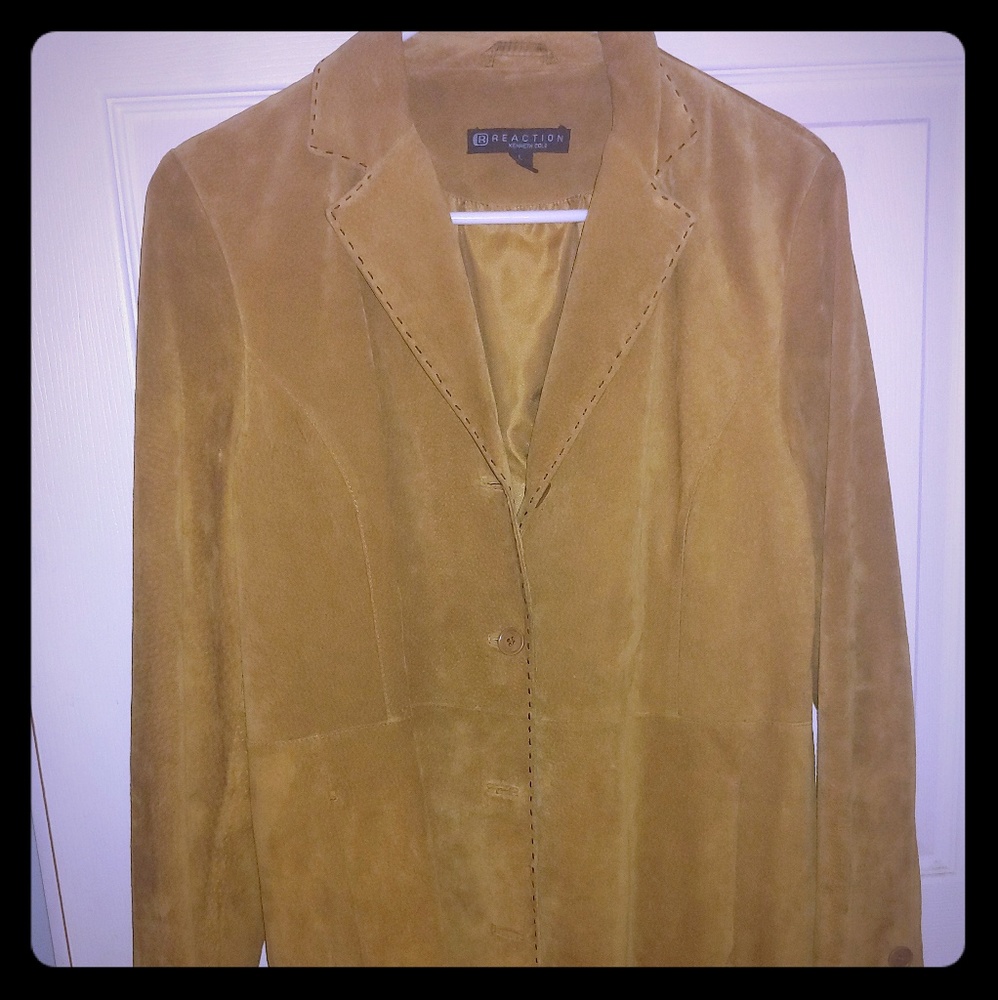Suede jacket, closet kept